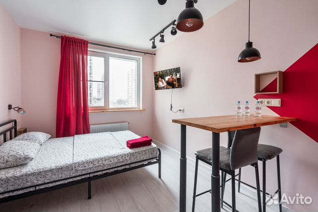 

Квартира-студия, 24 м², 1 кровать