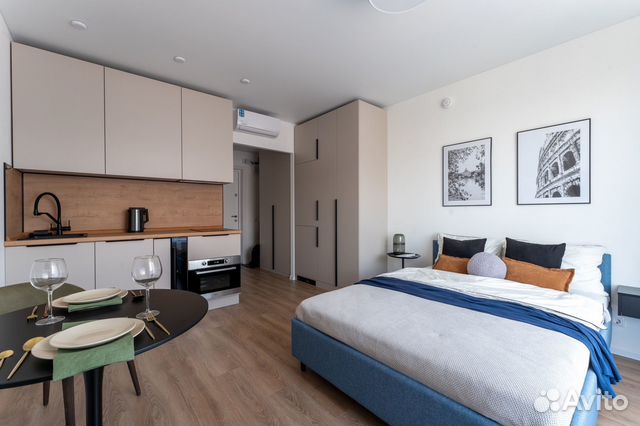 

Квартира-студия, 22 м², 1 кровать