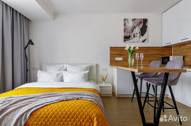 

Квартира-студия, 26 м², 1 кровать