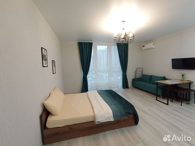 

Квартира-студия, 35 м², 2 кровати