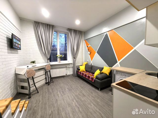 

Квартира-студия, 29 м², 2 кровати