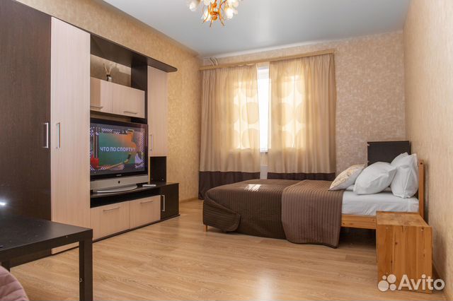 

1-к. квартира, 38 м², 2 кровати
