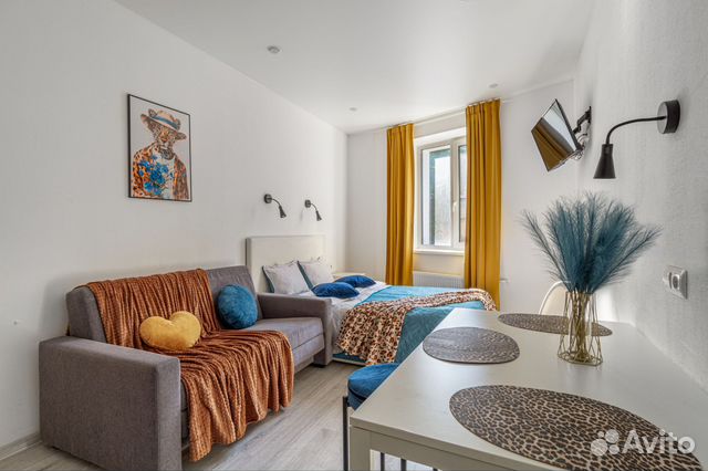 

Квартира-студия, 16 м², 2 кровати