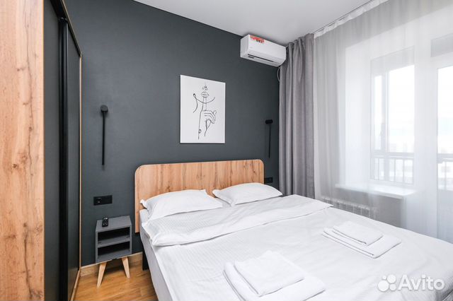 

1-к. квартира, 30 м², 2 кровати