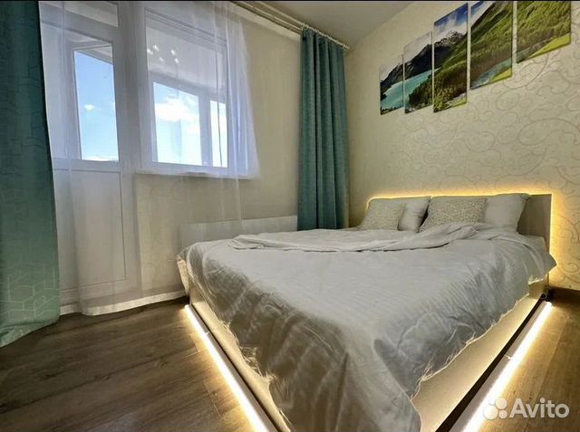 

Квартира-студия, 38 м², 2 кровати