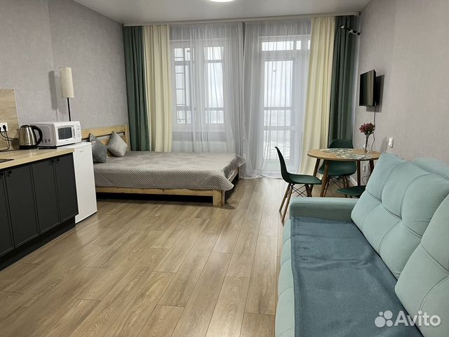 

Квартира-студия, 30 м², 2 кровати