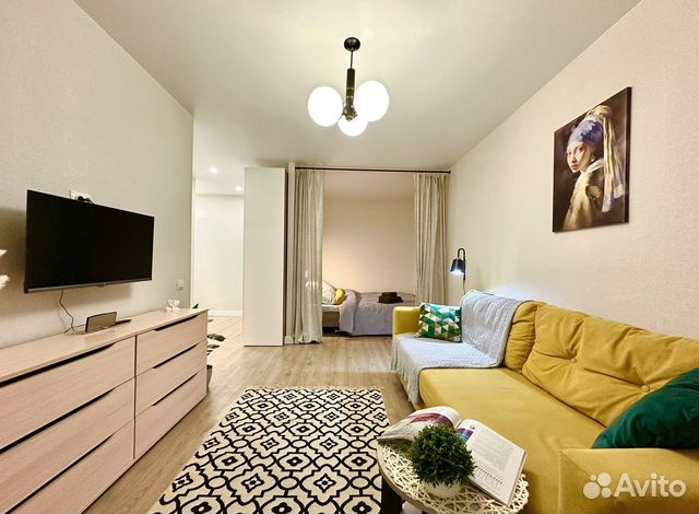 

1-к. квартира, 35 м², 2 кровати