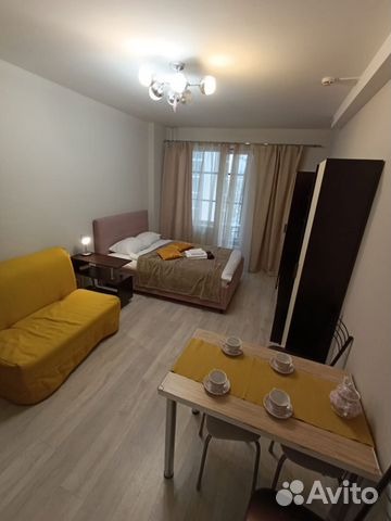 

Квартира-студия, 25 м², 2 кровати