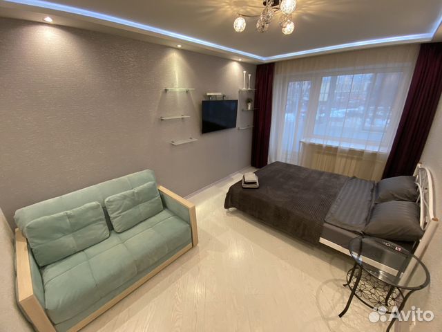 

1-к. квартира, 37 м², 2 кровати