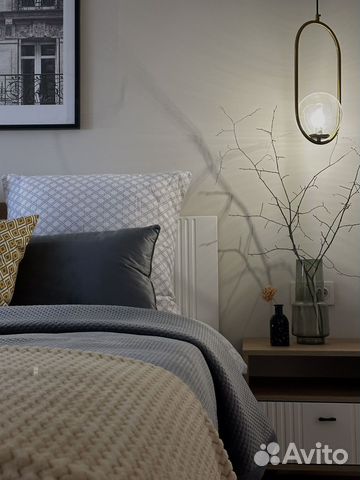 

1-к. квартира, 39 м², 2 кровати