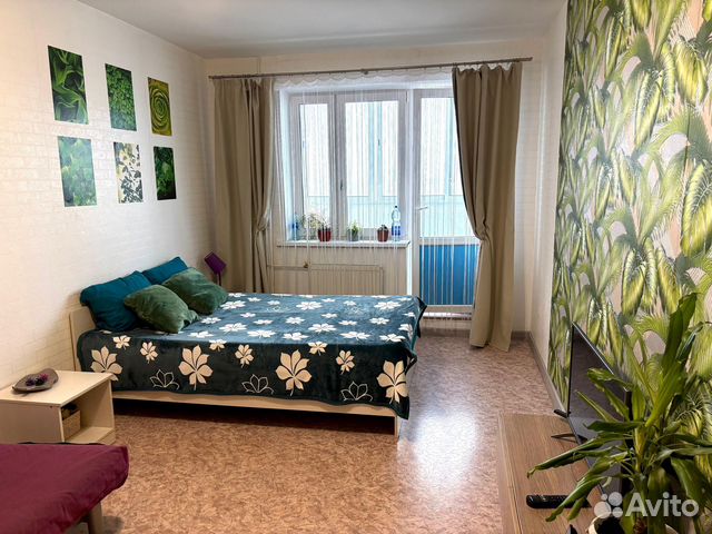 

1-к. квартира, 38 м², 2 кровати
