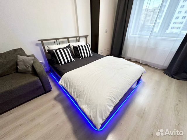 

Квартира-студия, 33,4 м², 2 кровати