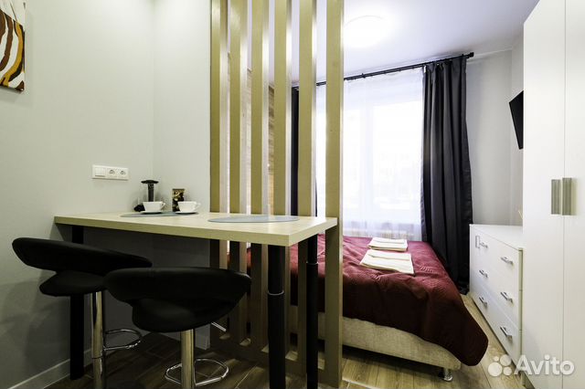 

Квартира-студия, 17 м², 1 кровать