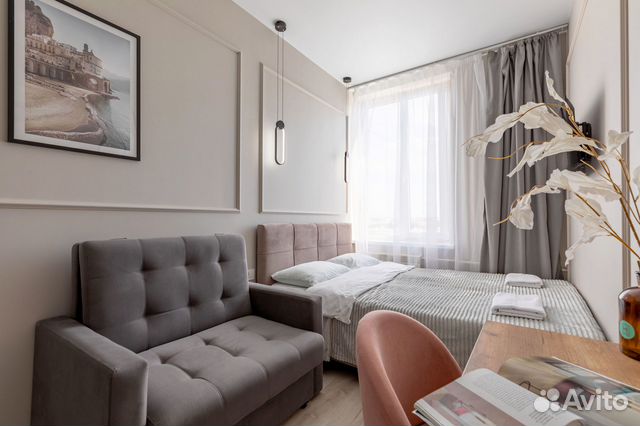 

Квартира-студия в апарт-отеле, 16 м², 2 кровати