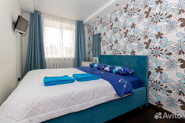 

2-к. квартира, 44 м², 2 кровати