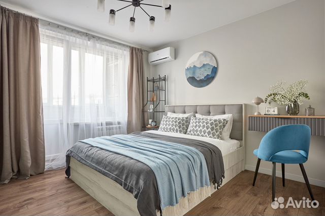 

2-к. квартира, 40 м², 2 кровати
