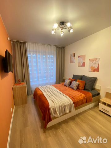 

1-к. квартира, 33,5 м², 2 кровати