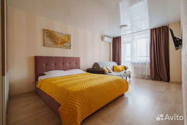 

1-к. квартира, 43 м², 2 кровати