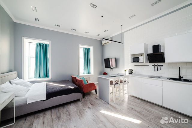

Квартира-студия, 24 м², 1 кровать