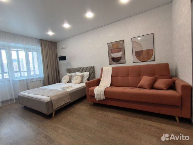 

1-к. квартира, 47 м², 2 кровати