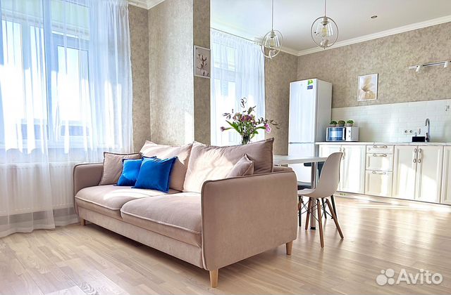 

Квартира-студия, 38 м², 2 кровати