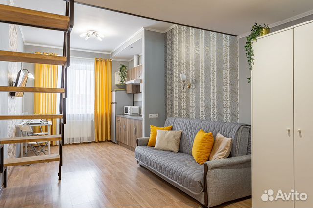

Квартира-студия, 20 м², 2 кровати