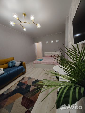 

1-к. квартира, 46 м², 2 кровати