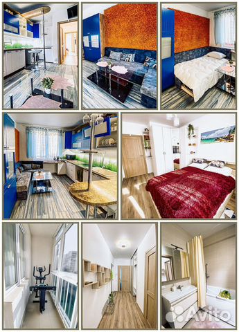

1-к. квартира, 34 м², 3 кровати
