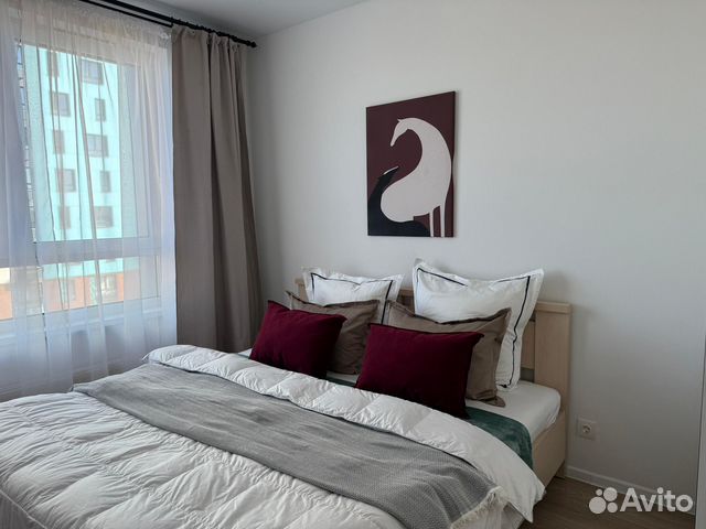 

1-к. квартира, 37 м², 2 кровати