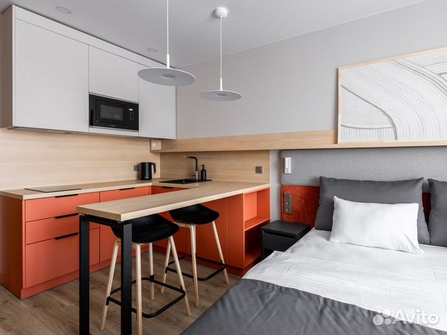 

Квартира-студия, 26 м², 1 кровать