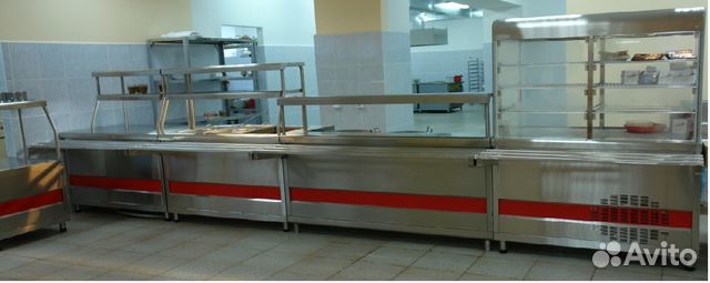 Прилавок витрина холодильный мармитный