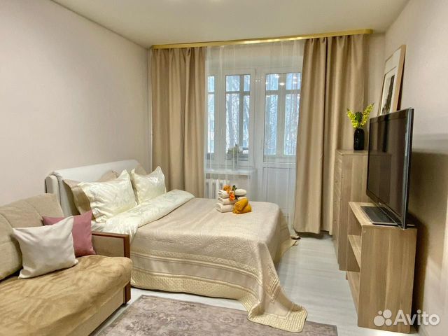 

1-к. квартира, 33 м², 2 кровати