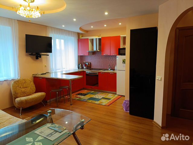

1-к. квартира, 45 м², 2 кровати