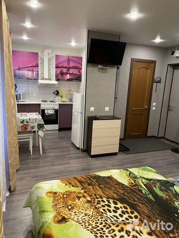 

Квартира-студия, 28 м², 2 кровати