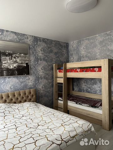 

1-к. квартира, 45 м², 3 кровати