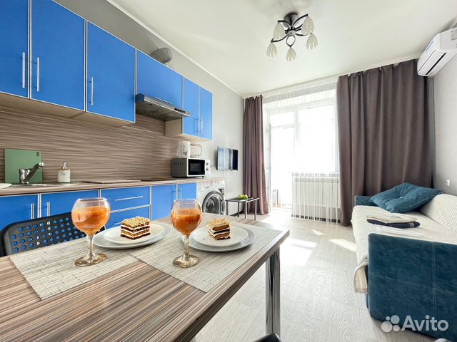

Квартира-студия, 27 м², 2 кровати