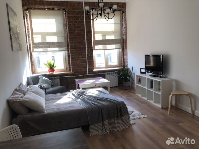 

Квартира-студия, 40 м², 3 кровати