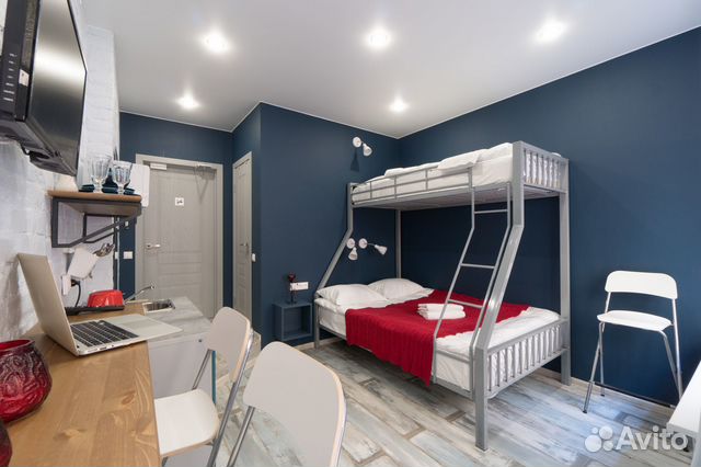 

Квартира-студия, 18 м², 2 кровати