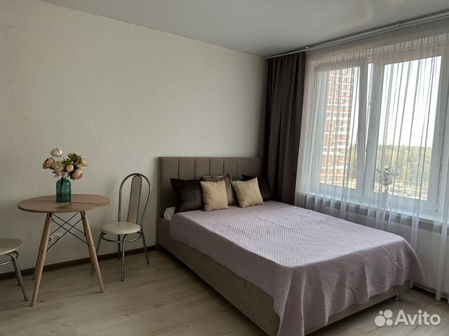 

Квартира-студия, 27 м², 2 кровати