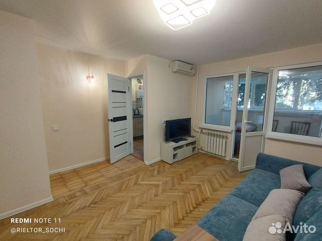 

1-к. квартира, 34 м², 2 кровати