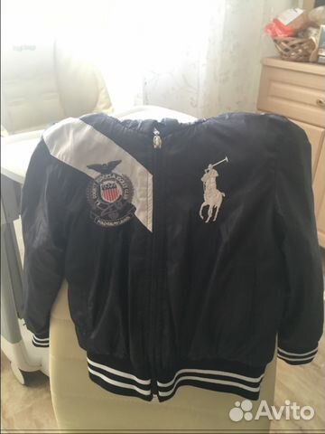 Куртка весенняя с капюшоном Ralph Lauren демисезон