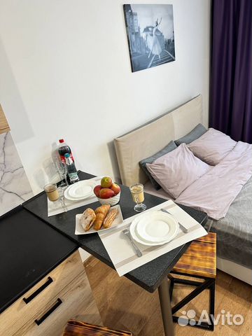 

1-к. квартира, 30 м², 2 кровати