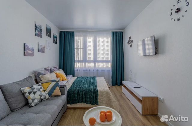 

1-к. квартира, 40 м², 2 кровати