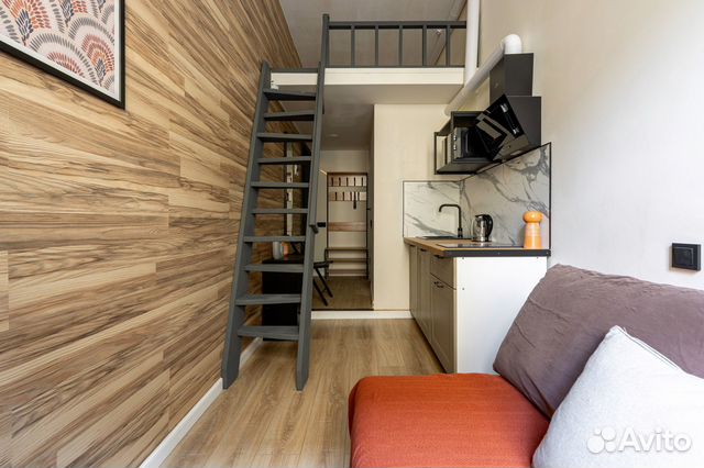 

Квартира-студия в апарт-отеле, 13 м², 2 кровати