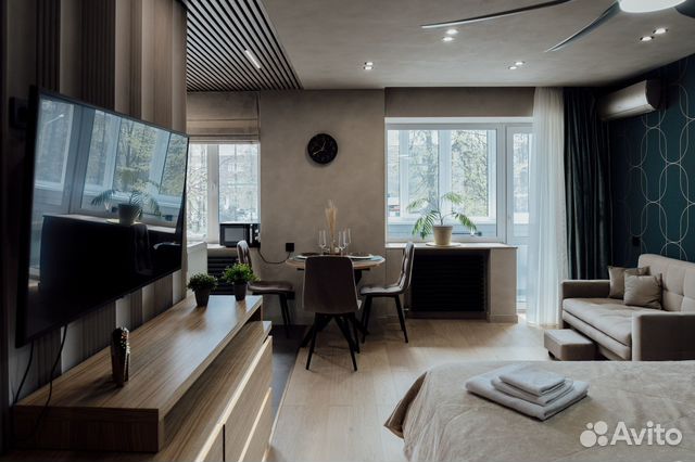 

Квартира-студия, 32 м², 2 кровати