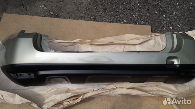 Бампер задний Рено Дастер в цвет серебристый Бампер задний Рено Дастер в цвет серебристый