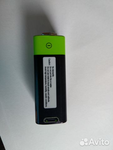 Акамуляторная батарея типа крона зарядка от USB