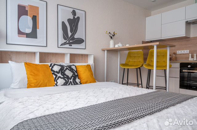 

Квартира-студия, 30 м², 1 кровать