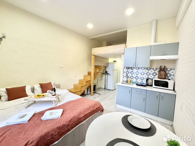 

Квартира-студия, 18 м², 2 кровати