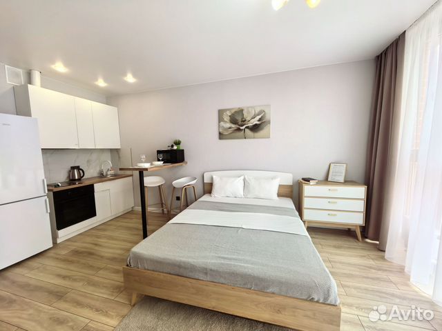 

Квартира-студия, 25 м², 1 кровать